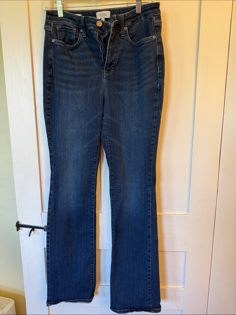NYDJ Dark Blue Wide Leg Jeans - Flared Women's Denim